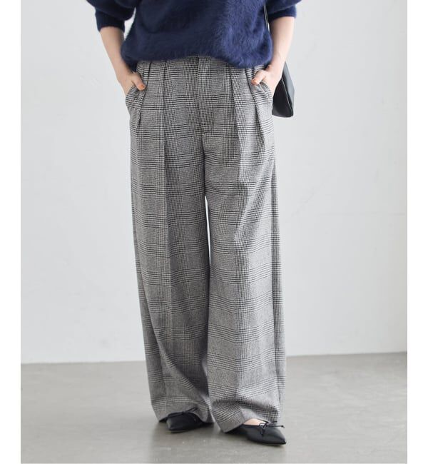 journal standard L'essage「《予約》グレンチェックパンツ」|スラックス|