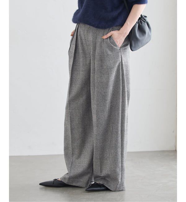 journal standard L'essage「《予約》グレンチェックパンツ」|スラックス|