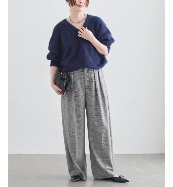 journal standard L'essage「《予約》グレンチェックパンツ」|スラックス|