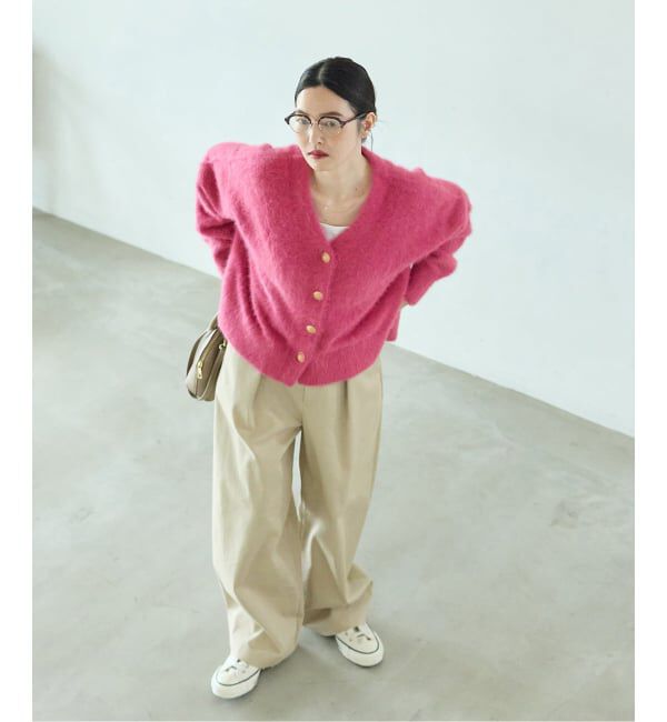 journal standard L'essage「《一部WEB限定カラー/追加予約》FOX CASHMERE Vネックカーディガン」|カーディガン|