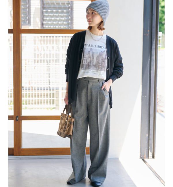 JOURNAL STANDARD relume「《一部WEB限定追加予約 / 新色》BiellaYarnワイドVネックカーディガン」|カーディガン|