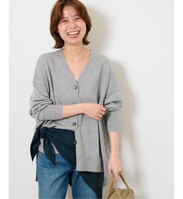 JOURNAL STANDARD relume「《一部WEB限定追加予約 / 新色》BiellaYarnワイドVネックカーディガン」|カーディガン|