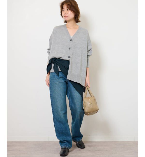 JOURNAL STANDARD relume「《一部WEB限定追加予約 / 新色》BiellaYarnワイドVネックカーディガン」|カーディガン|