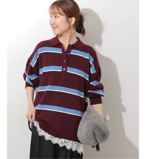 JOURNAL STANDARD relume「《予約》ラガーニットシャツ」|ニット・セーター|