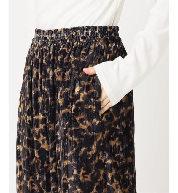 JOURNAL STANDARD「《予約》ベロアレオパードドロストパンツ」|その他|