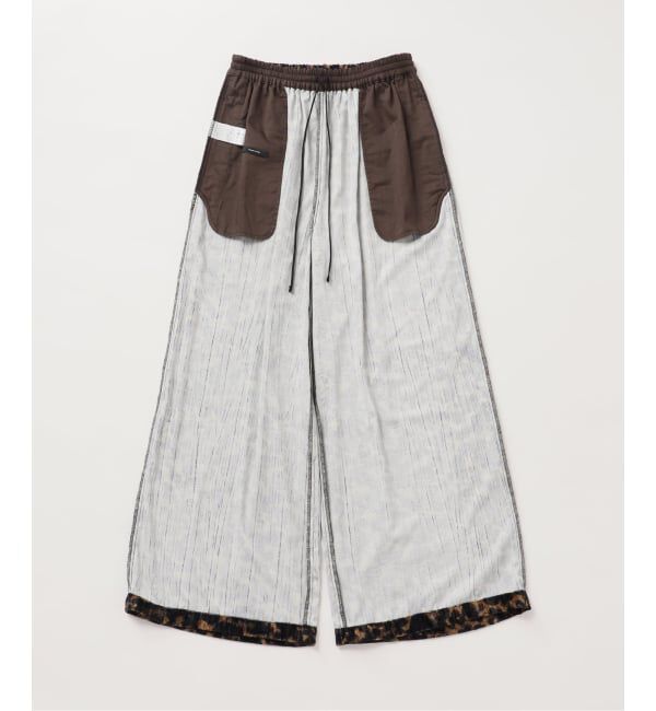 JOURNAL STANDARD「《予約》ベロアレオパードドロストパンツ」|その他|