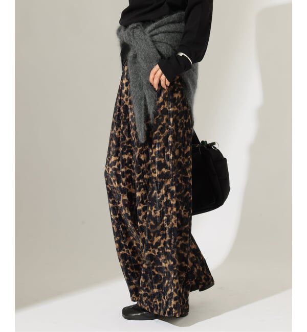 JOURNAL STANDARD「《予約》ベロアレオパードドロストパンツ」|その他|