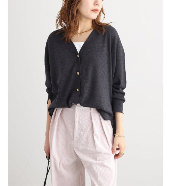 journal standard L'essage「《予約》CASHWOOL Vネックカーディガン」|カーディガン|グレーB