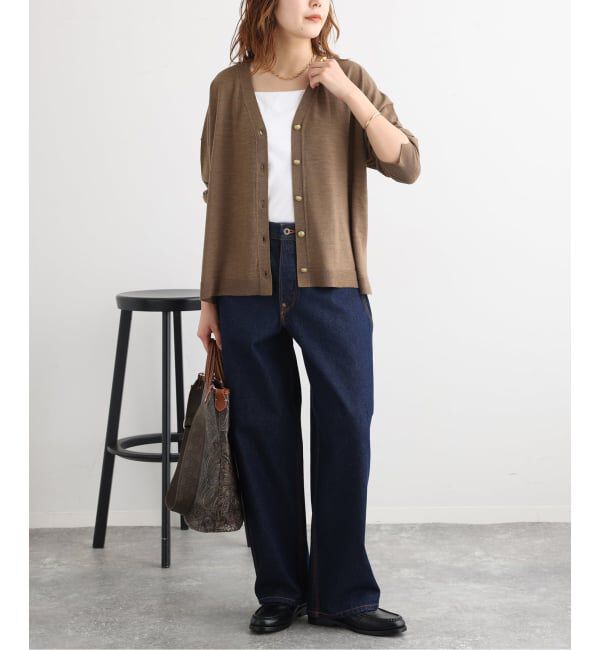 journal standard L'essage「《予約》CASHWOOL Vネックカーディガン」|カーディガン|