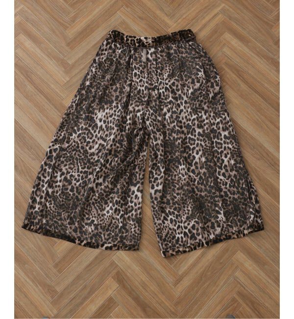 journal standard luxe「《予約》マットサテンレオパ タックパンツ」|その他|