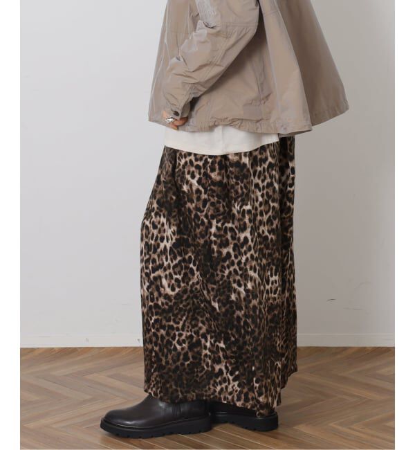 journal standard luxe「《予約》マットサテンレオパ タックパンツ」|その他|