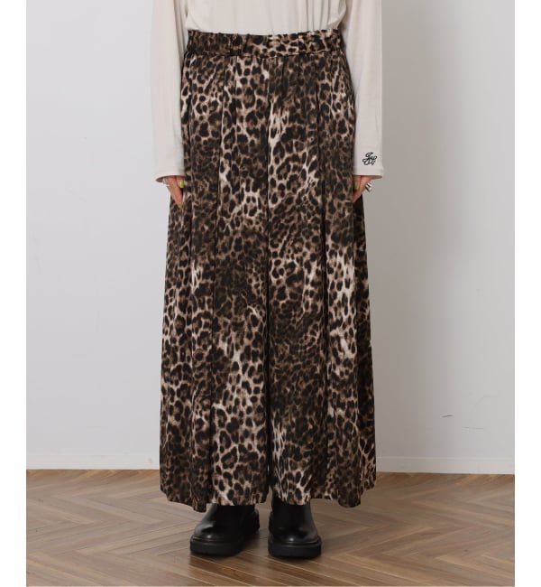journal standard luxe「《予約》マットサテンレオパ タックパンツ」|その他|