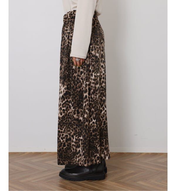journal standard luxe「《予約》マットサテンレオパ タックパンツ」|その他|
