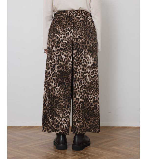 journal standard luxe「《予約》マットサテンレオパ タックパンツ」|その他|