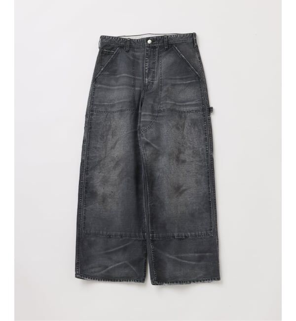 JOURNAL STANDARD「《予約》【FOLL / フォル】faded duck double knee work pants」|カーゴ|ブラック