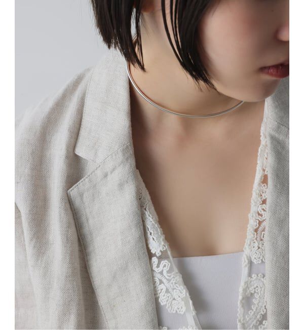 Spick and Span「【SAMH by LILAS】ラリエットパイプチョーカー SV」|ネックレス|