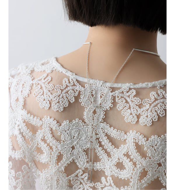 Spick and Span「【SAMH by LILAS】ラリエットパイプチョーカー SV」|ネックレス|