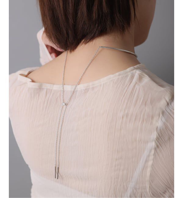 Spick and Span「【SAMH by LILAS】ラリエットパイプチョーカー SV」|ネックレス|