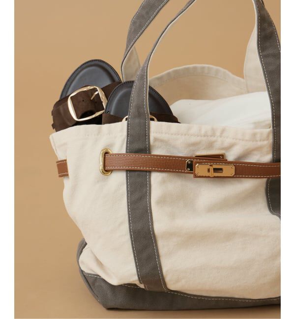 Spick and Span「《一部店舗+WEB限定》SITA PARANTICA/シータパランティカ キャンバストート M」|トートバッグ|グレー