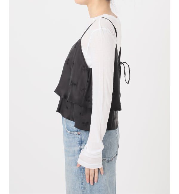 Spick and Span「《追加》TICCA / ティッカ フラワー2wayビスチェ」|キャミソール|