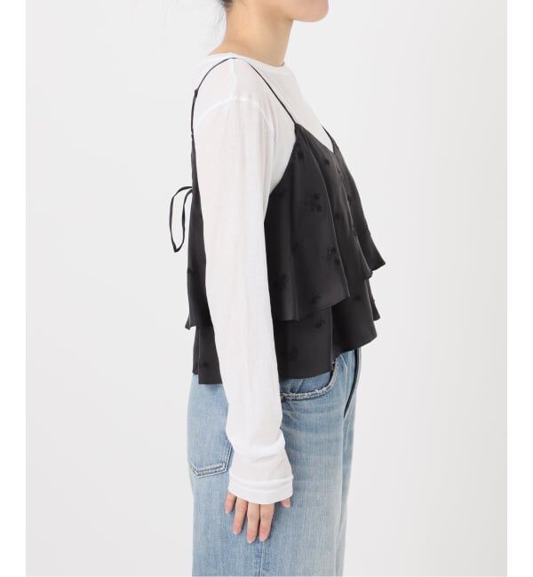 Spick and Span「《追加》TICCA / ティッカ フラワー2wayビスチェ」|キャミソール|
