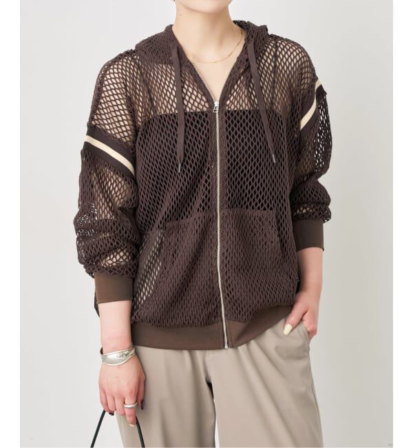 Spick and Span「《別注》athletic wear MASON メッシュパーカー*」|パーカー|