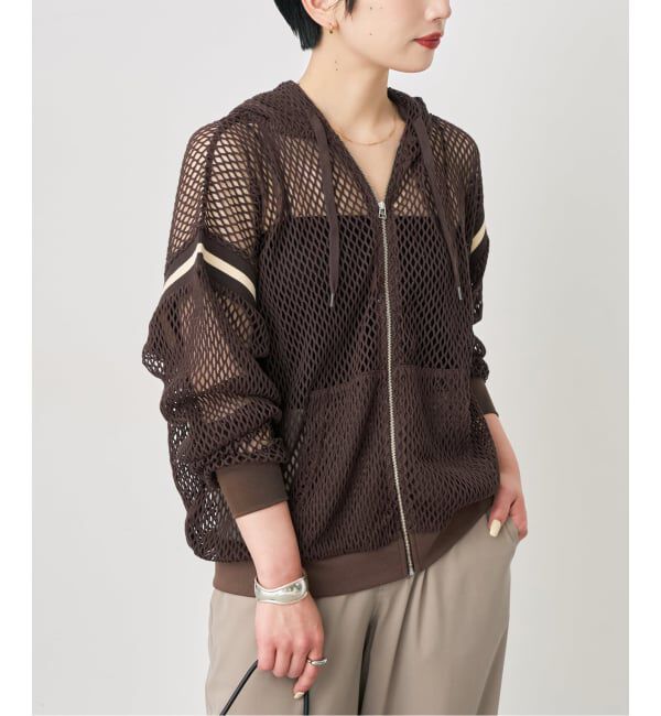 Spick and Span「《別注》athletic wear MASON メッシュパーカー*」|パーカー|