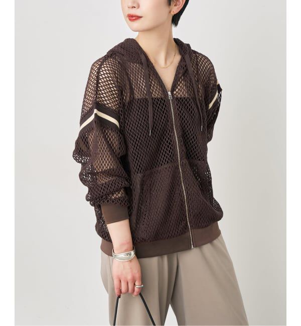 Spick and Span「《別注》athletic wear MASON メッシュパーカー*」|パーカー|