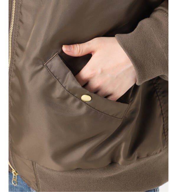 Spick and Span「《追加予約》ナイロンダブルジップブルゾン」|その他|