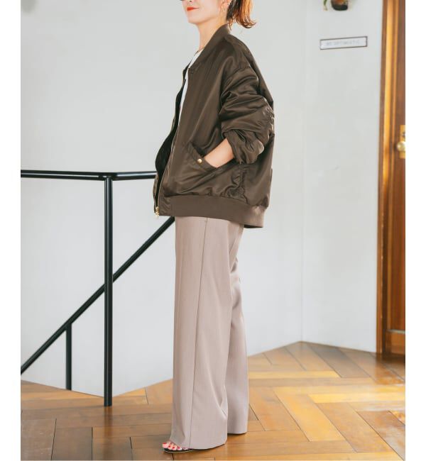 Spick and Span「《追加予約》ナイロンダブルジップブルゾン」|その他|