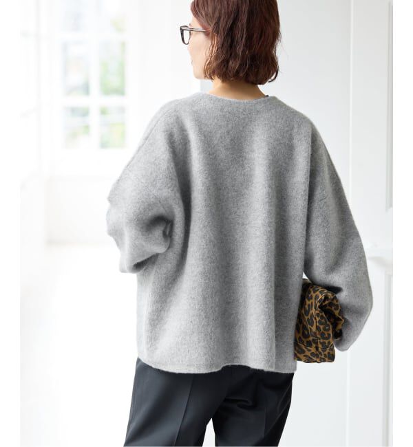 Spick and Span「《新色有り / 追加予約》ウールフォックスニットジャケット」|カーディガン|