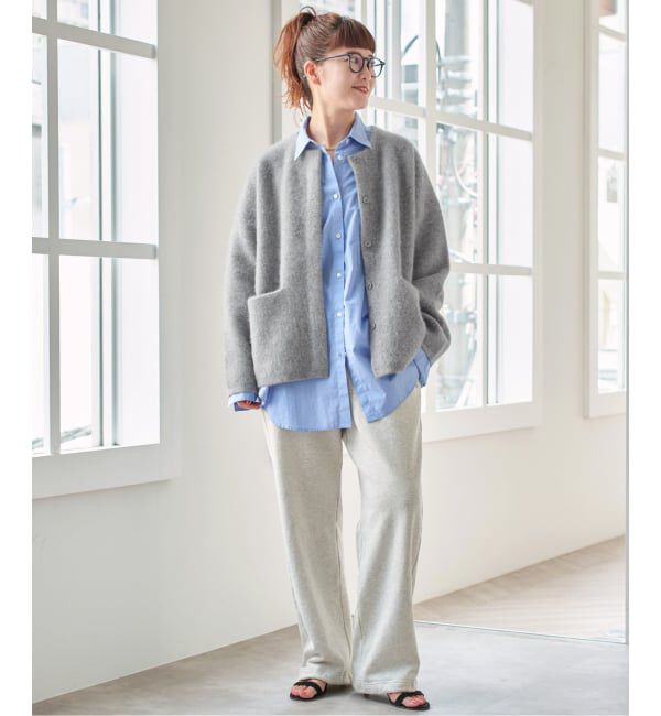 Spick and Span「《新色有り / 追加予約》ウールフォックスニットジャケット」|カーディガン|
