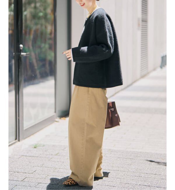 Spick and Span「《新色有り / 追加予約》ウールフォックスニットジャケット」|カーディガン|