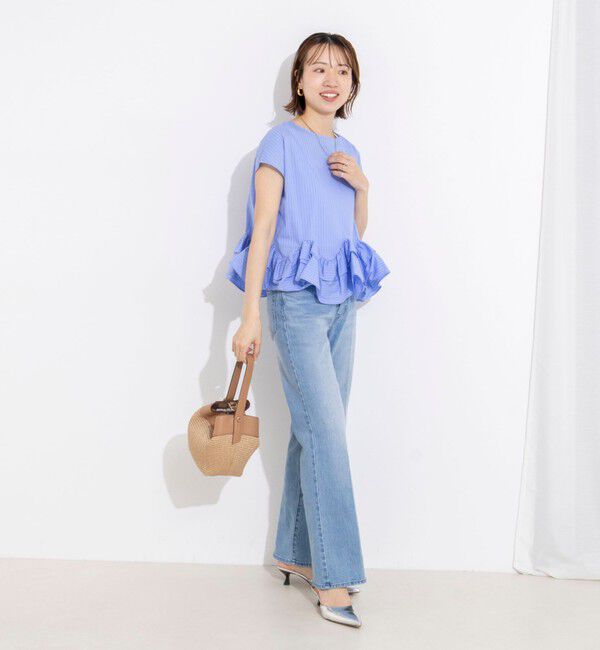Rie Miller「【追加】《5サイズ展開》【RM denim】センタープレスデニム」|デニム|