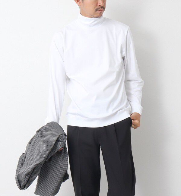 NOLLEY'S goodman「《ビジカジ対応》シルケットスムース タートルネック ドレスロンT 26AW」|Tシャツ・カットソー|