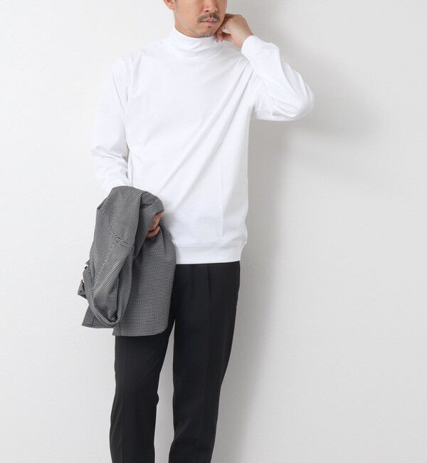 NOLLEY'S goodman「《ビジカジ対応》シルケットスムース タートルネック ドレスロンT 26AW」|Tシャツ・カットソー|