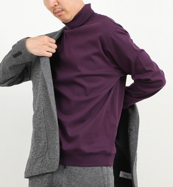 NOLLEY'S goodman「《ビジカジ対応》シルケットスムース タートルネック ドレスロンT 26AW」|Tシャツ・カットソー|