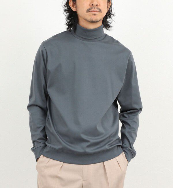 NOLLEY'S goodman「《ビジカジ対応》シルケットスムース タートルネック ドレスロンT 26AW」|Tシャツ・カットソー|