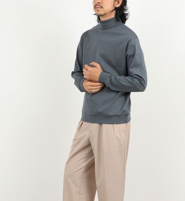 NOLLEY'S goodman「《ビジカジ対応》シルケットスムース タートルネック ドレスロンT 26AW」|Tシャツ・カットソー|