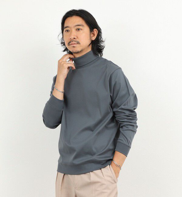 NOLLEY'S goodman「《ビジカジ対応》シルケットスムース タートルネック ドレスロンT 26AW」|Tシャツ・カットソー|