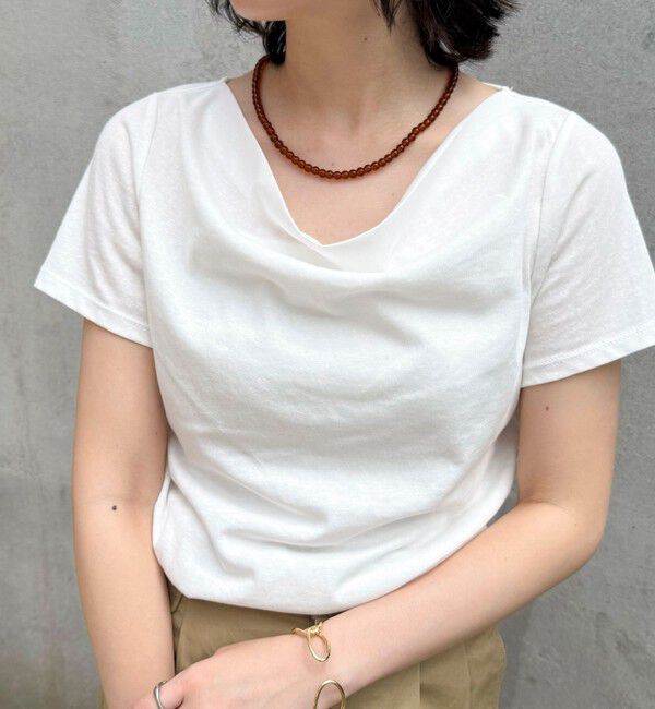 fredy emue「ドレープカットソーブラウス」|Tシャツ・カットソー|