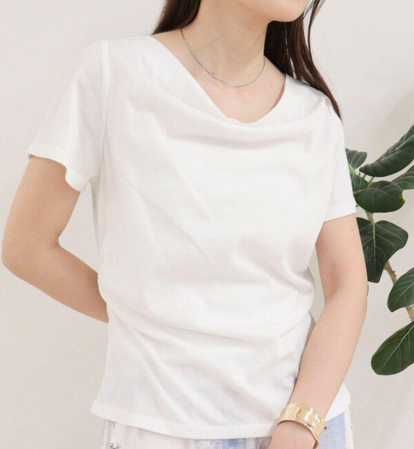 fredy emue「ドレープカットソーブラウス」|Tシャツ・カットソー|