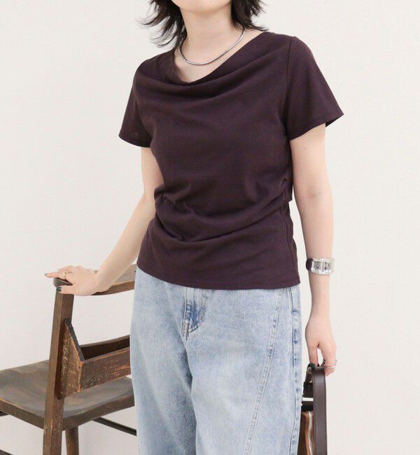 fredy emue「ドレープカットソーブラウス」|Tシャツ・カットソー|