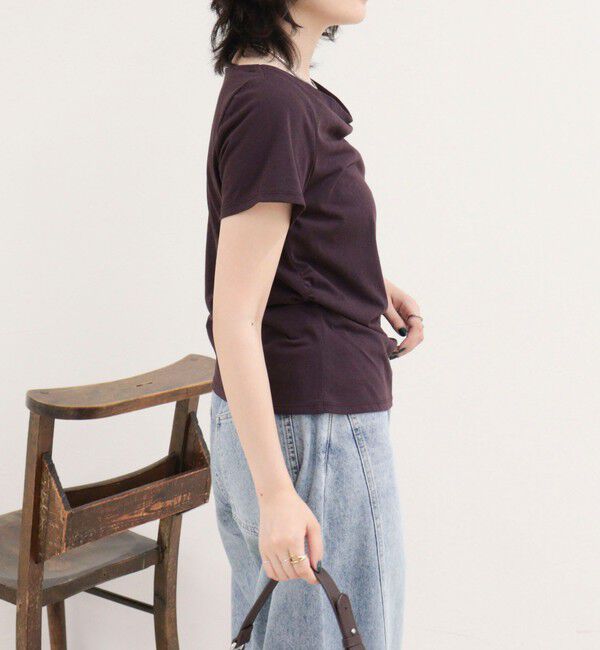 fredy emue「ドレープカットソーブラウス」|Tシャツ・カットソー|
