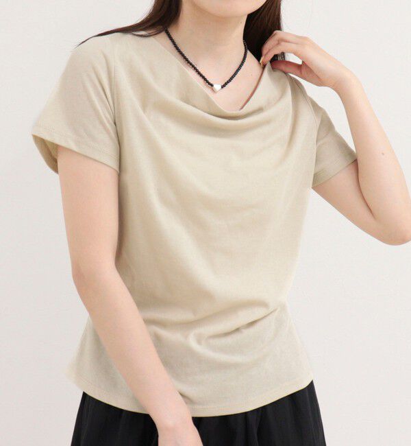 fredy emue「ドレープカットソーブラウス」|Tシャツ・カットソー|