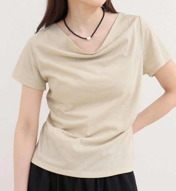 fredy emue「ドレープカットソーブラウス」|Tシャツ・カットソー|