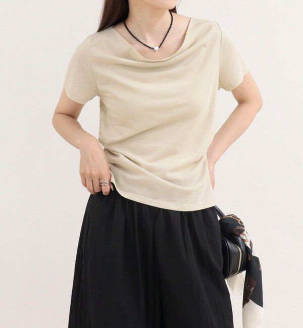 fredy emue「ドレープカットソーブラウス」|Tシャツ・カットソー|