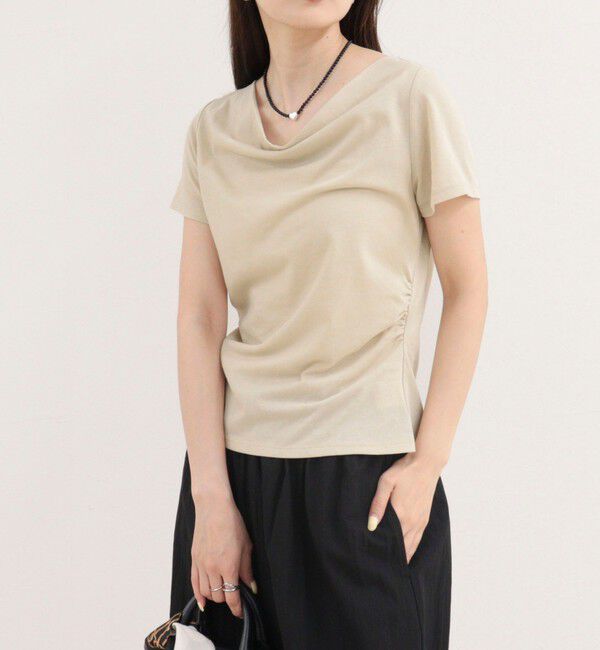 fredy emue「ドレープカットソーブラウス」|Tシャツ・カットソー|