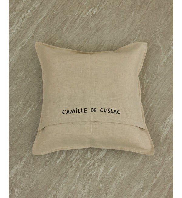 SALON adam et rope'「【Camille de Cussac by SALON】アートリネンクッションカバー」|クッション・クッションカバー|