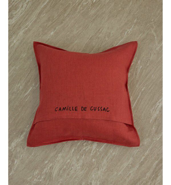 SALON adam et rope'「【Camille de Cussac by SALON】アートリネンクッションカバー」|クッション・クッションカバー|